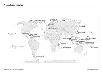 Archipelagos – Labelled map preview