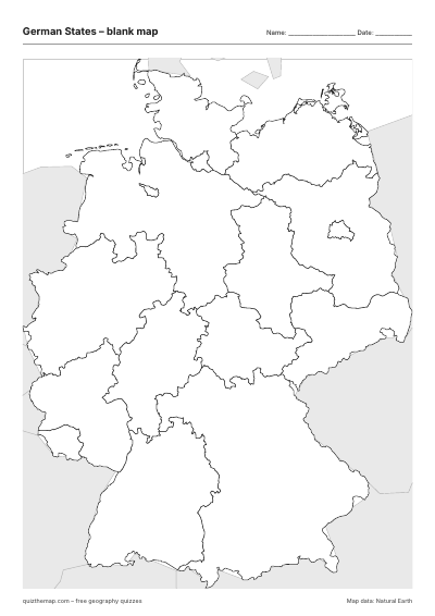 German States blank map thumbnail